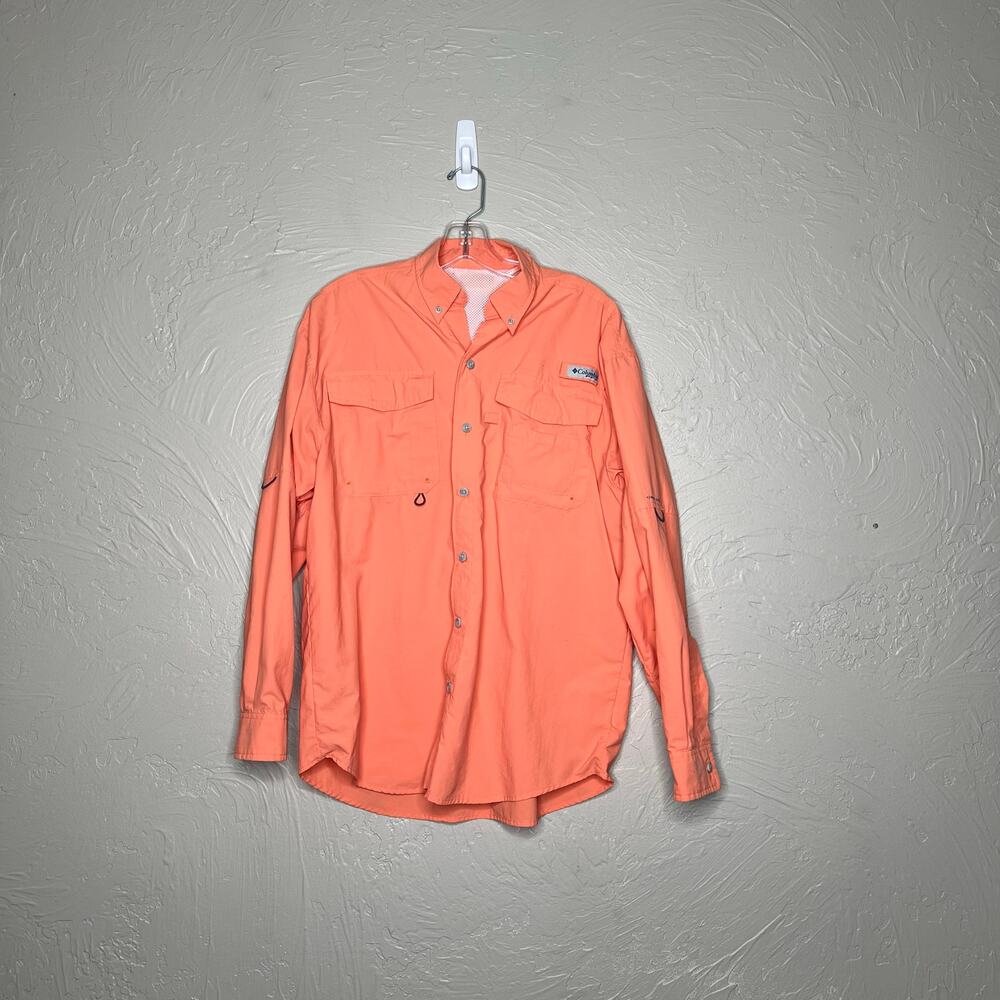 Columbia PFG Men's Coral Long Sleeve Fishing Shirt Medium